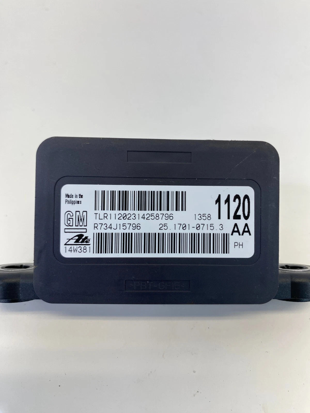 10-17 CHEVROLET EQUINOX 2.4L A/T AWD YAW SENSOR CONTROL MODULE UNIT 13581120 OEM