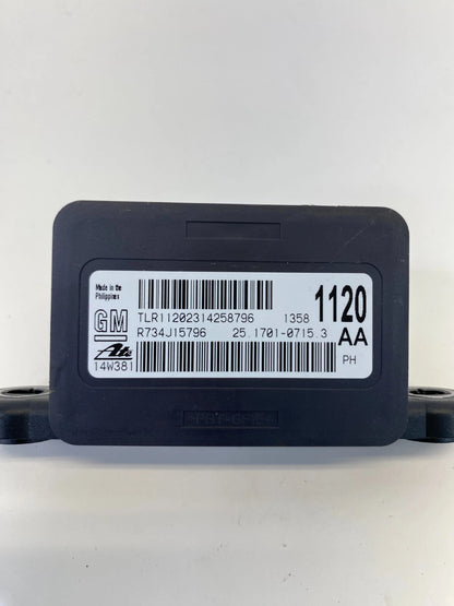 10-17 CHEVROLET EQUINOX 2.4L A/T AWD YAW SENSOR CONTROL MODULE UNIT 13581120 OEM