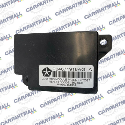2009-2020 DODGE GRAND CARAVAN COMPASS CONTROL MODULE UNIT 04671918AG OEM