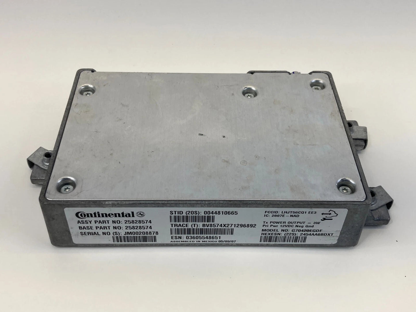 2004-2009 CADILLAC SRX ONSTAR COMMUNICATION CONTROL MODULE UNIT 25828574 OEM