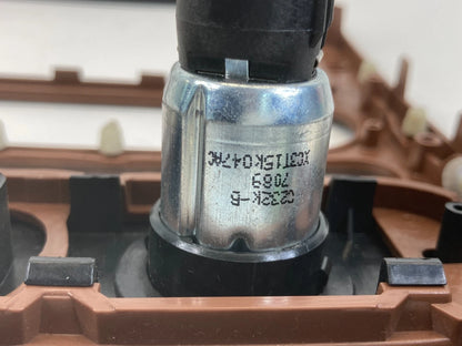 2004-2008 FORD F150 CENTER DASH RADIO BEZEL TRIM PANEL WOODGRAIN 6L302SASMEB OEM