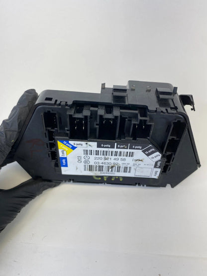 00-05 MERCEDES S430 REAR LEFT SEAT ADJUSTMENT CONTROL SWITCH MODULE 2208214958