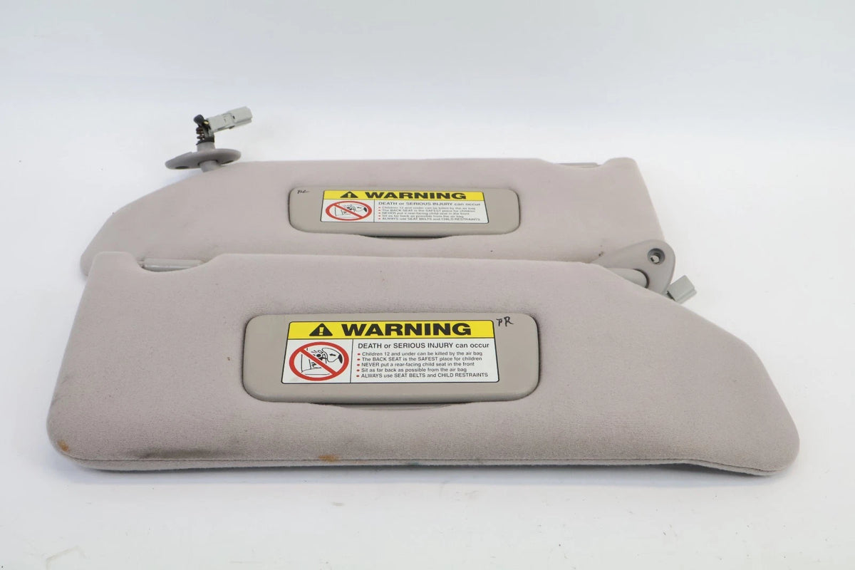 1998-2002 HONDA ACCORD DRIVER PASSENGER SUNVISOR SUN VISOR PAIR LIGHTED OEM