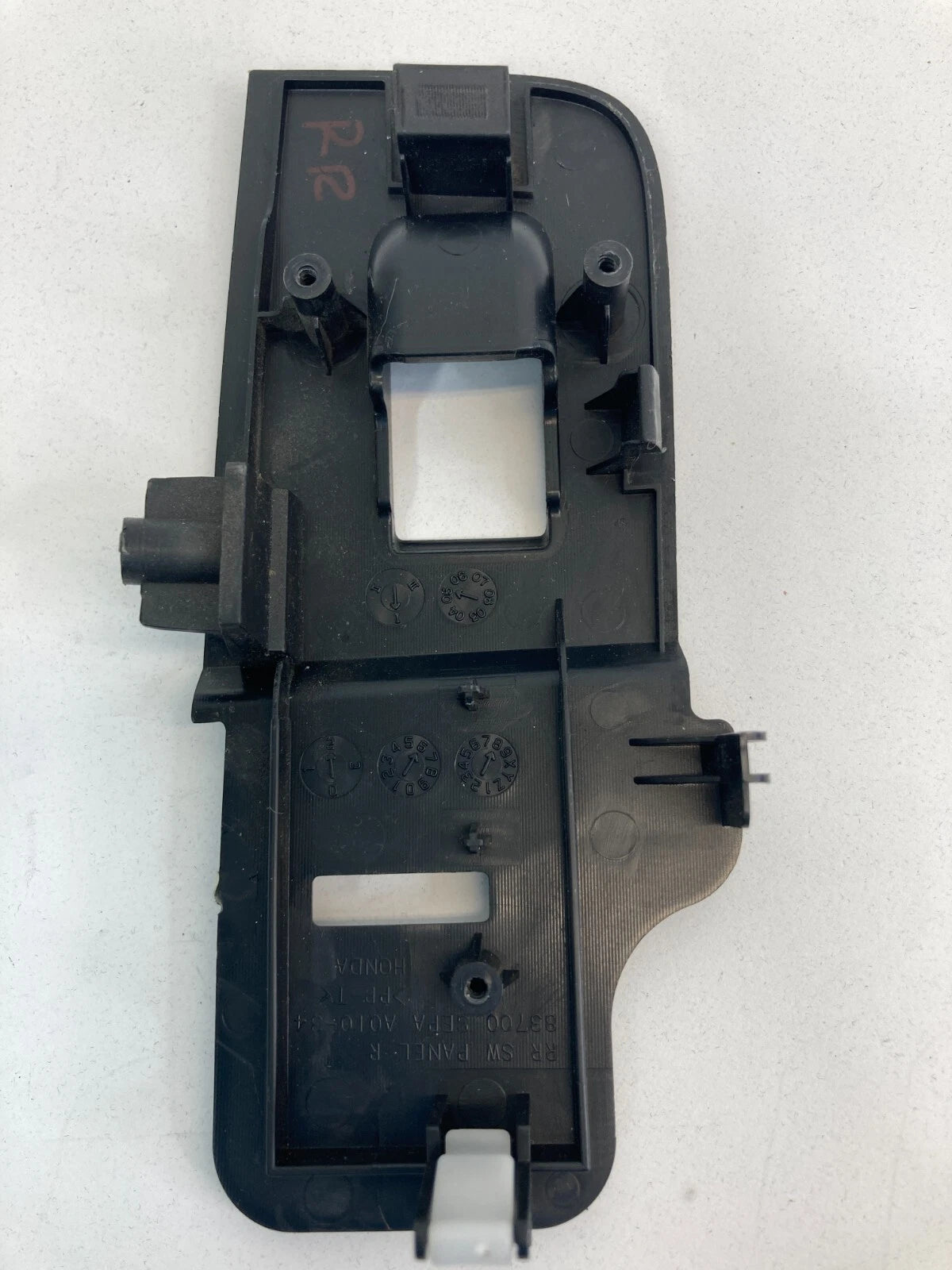 04-08 ACURA TL REAR RIGHT DOOR WINDOW SWITCH COVER BEZEL 83700-SPEA-A010-34 OEM