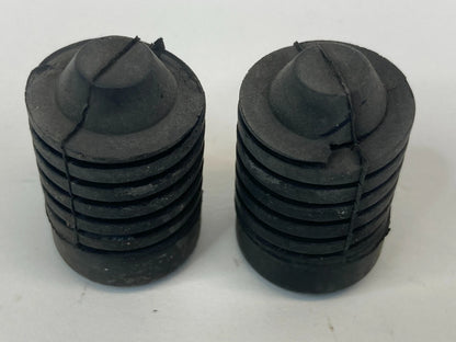 1998-2002 TOYOTA COROLLA FRONT HOOD BUMPER RUBBER ADJUSTMENT PAIR SET OEM