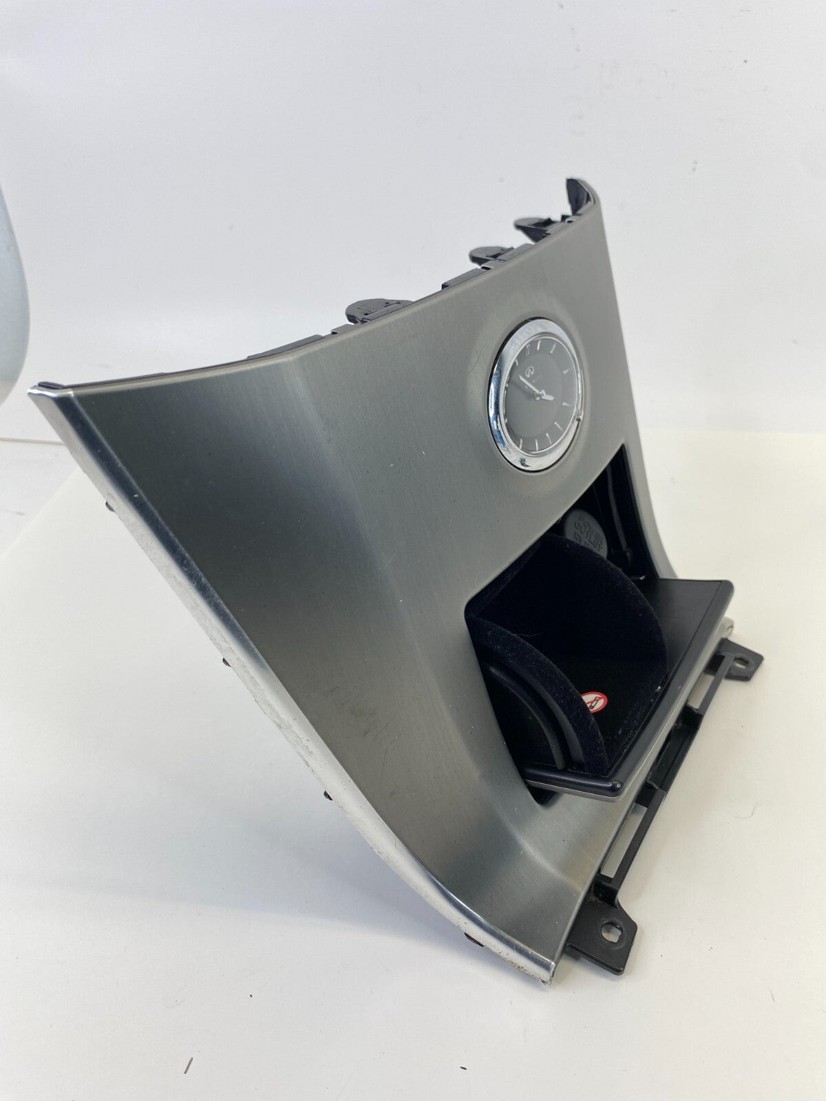 2007 2008 Infiniti FX35 Center Console Clock Storage Bezel Trim 68460-CL70A OEM