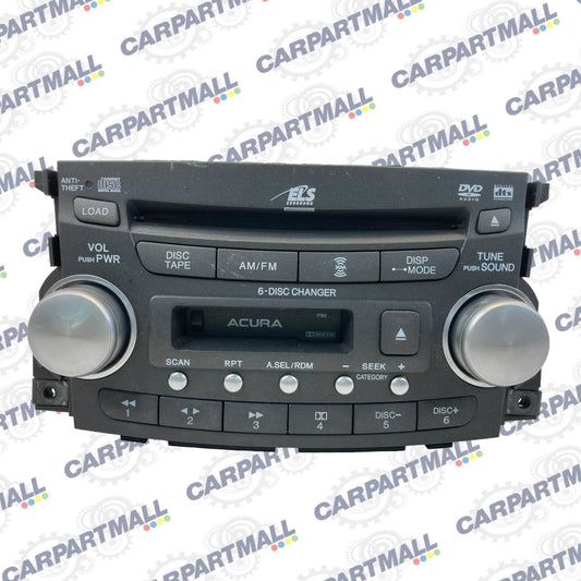 05-06 ACURA TL RADIO STEREO RECEIVER 6 DISC CD PLAYER TAP DECK 39100-SEP-A010