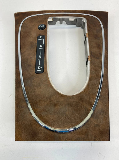 03-06 MERCEDES-BENZ E320 CENTER CONSOLE SHIFTER BEZEL TRIM PANEL A-211-680-52-36