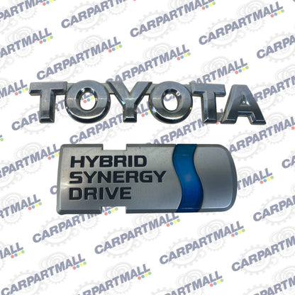 2004-2009 TOYOTA PRIUS REAR EMBLEM TRUNK HATCH LOGO BADGE SIGN SET OEM