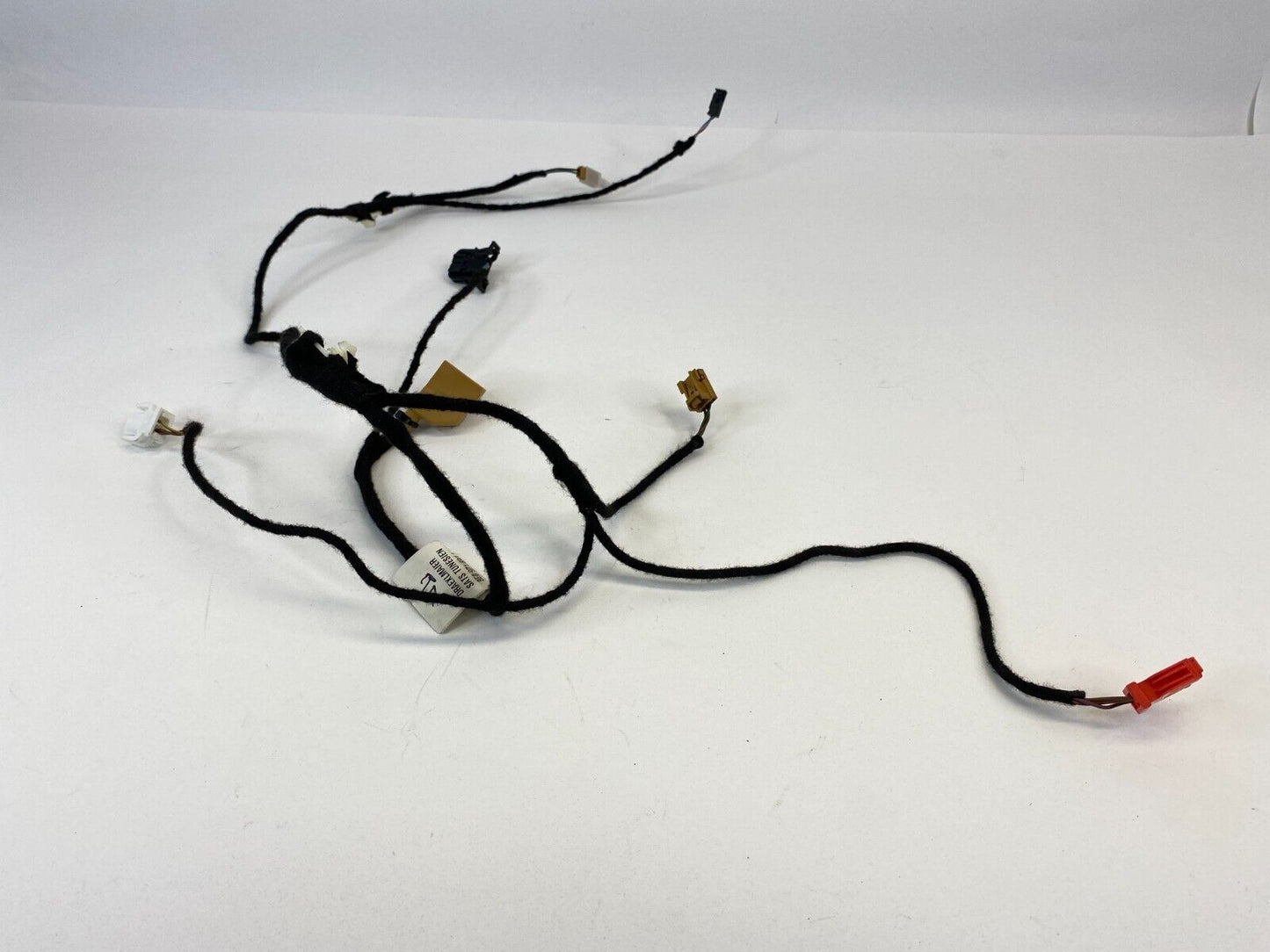 2005-2008 Audi A4 A4 Quattro Rear Right Side Door Wiring Wire Harness