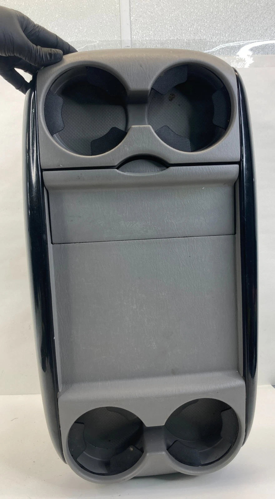 2004-2010 TOYOTA SIENNA FRONT CENTER SEAT STORAGE CUP HOLDER FOLDING UNIT OEM