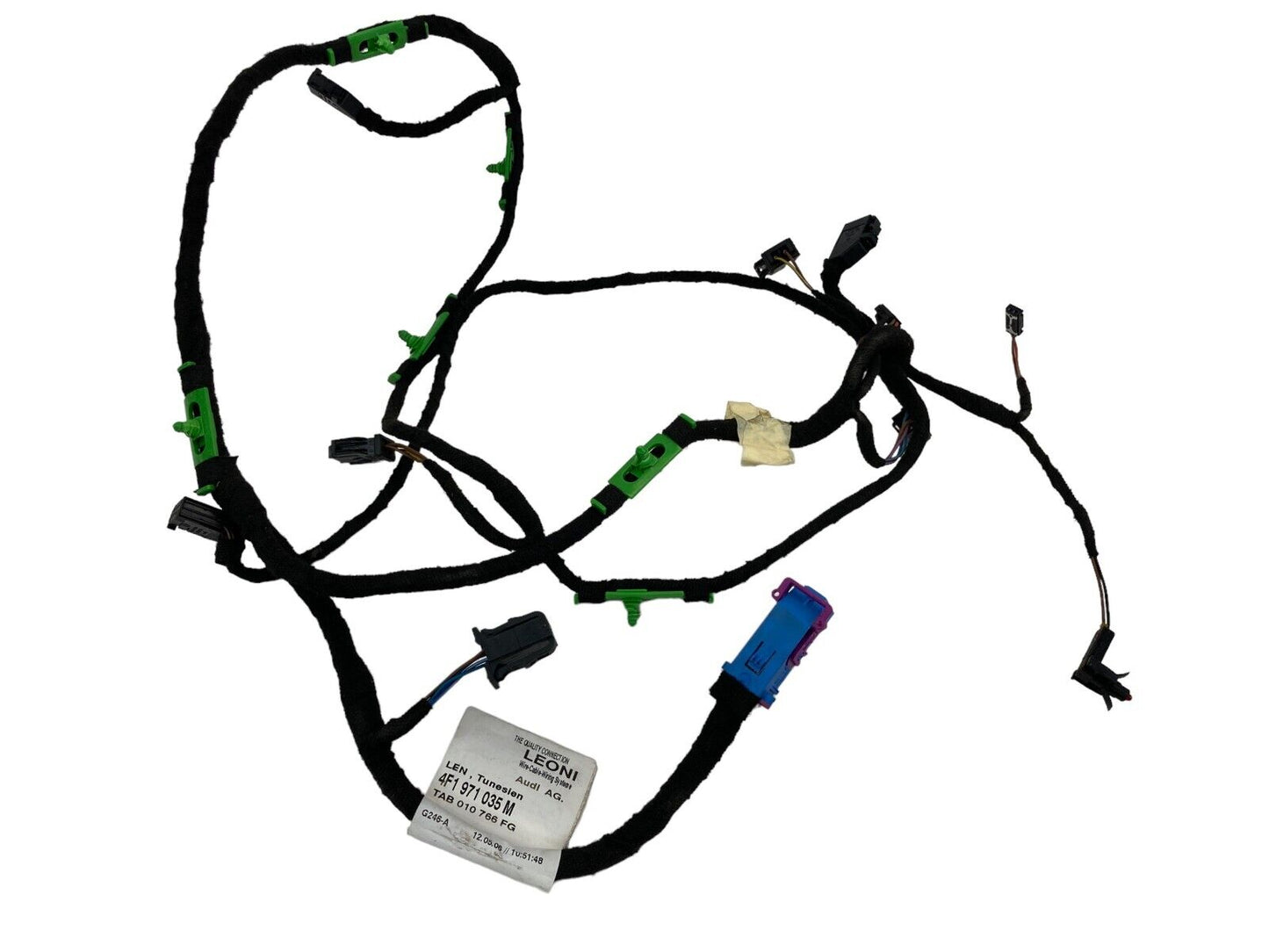 2005-2011 Audi A6 Quattro Front Left Side Door Wiring Wire Harness 4F1971035M