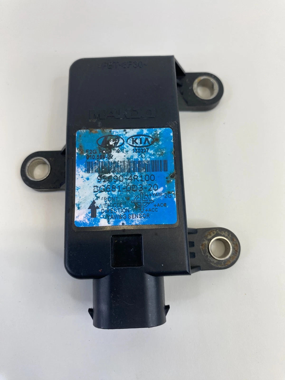 2008-2014 HYUNDAI SONATA 2.4L HYBRID YAW RATE G SENSOR MODULE UNIT 95690-4R100