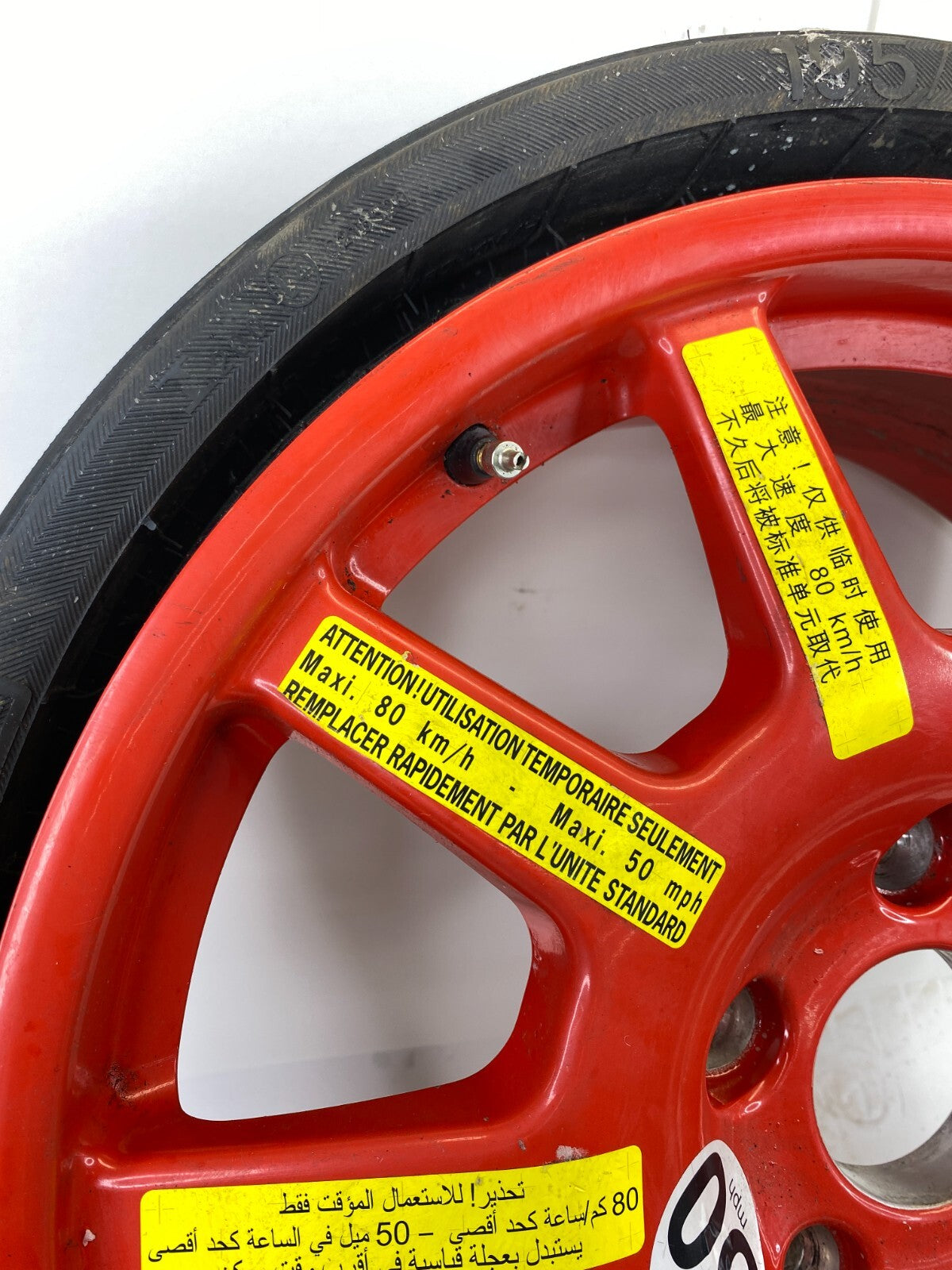 11-14 Volkswagen Touareg Emergency Spare Tire Wheel Compat Donut T195/75-18 106P