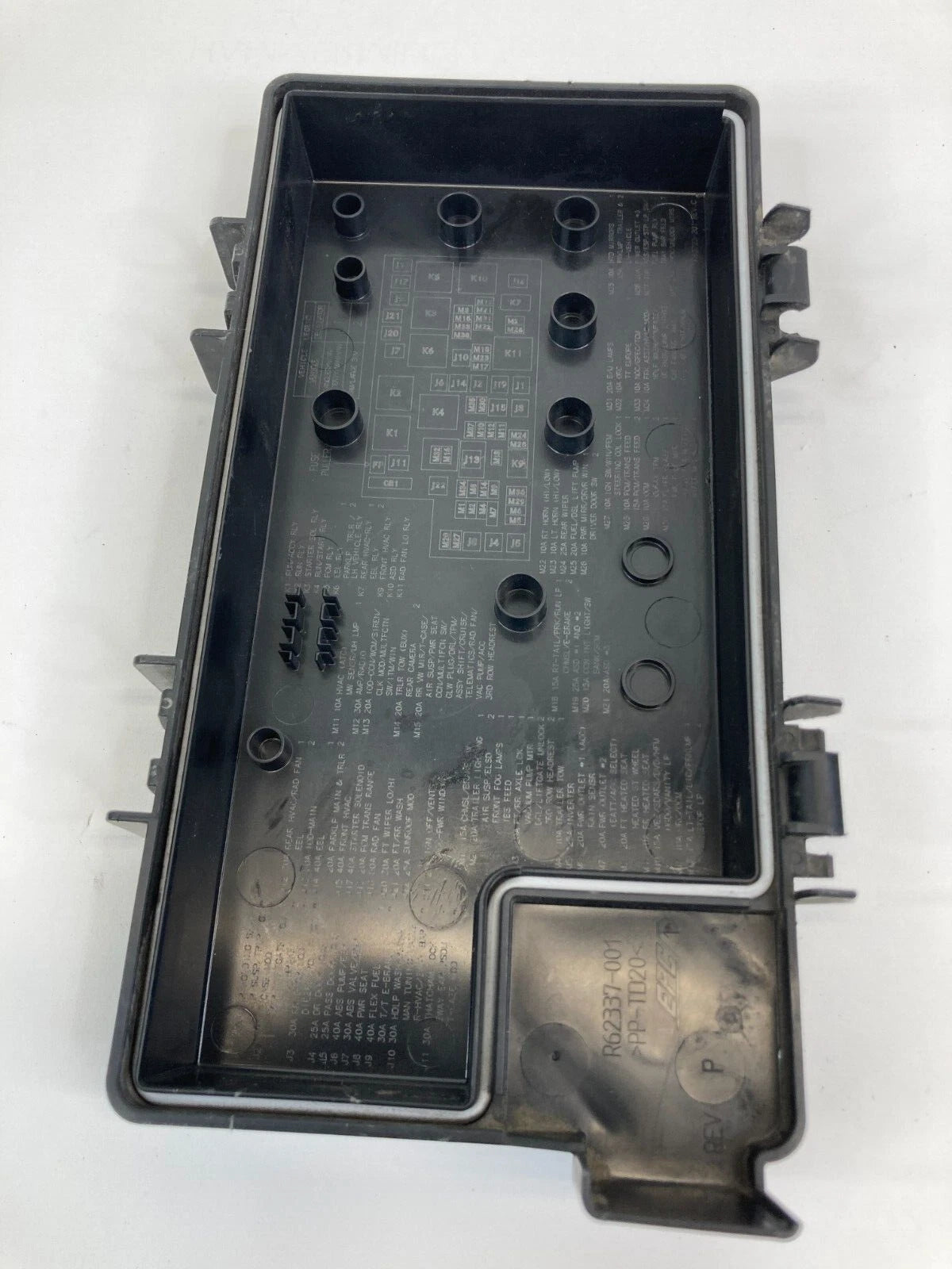 2011-2014 DODGE GRAND CARAVAN 3.8L FUSE RELAY BOX BATTERY COVER LID R62337-001