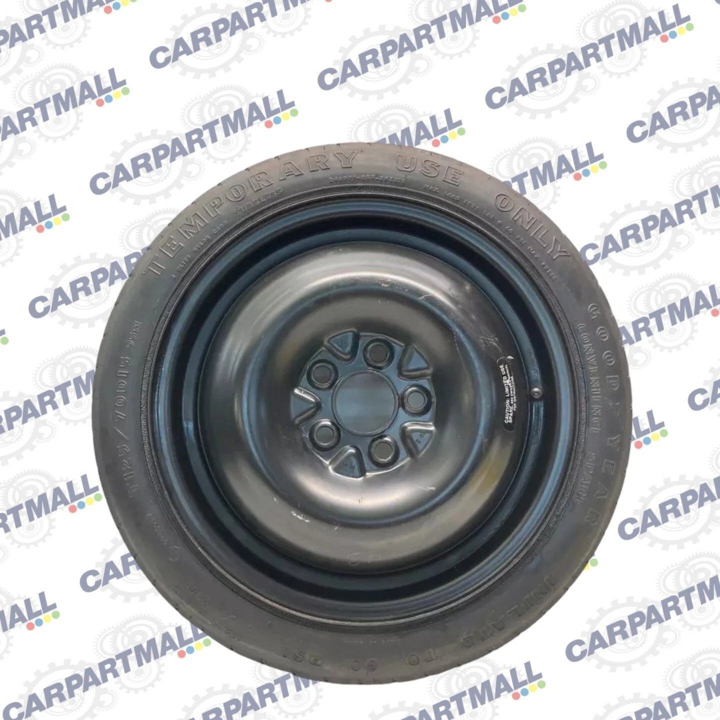 1993 93 CHRYSLER IMPERIAL SPARE TIRE WHEEL COMPACT DONUT T125/70D15 OEM