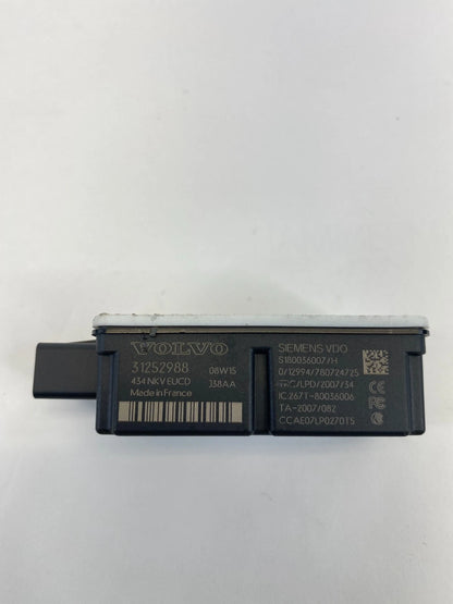 08-16 VOLVO S80 XC70 CENTRAL DOOR LOCKING REMOTE CONTROL RECEIVER 31252988 OEM