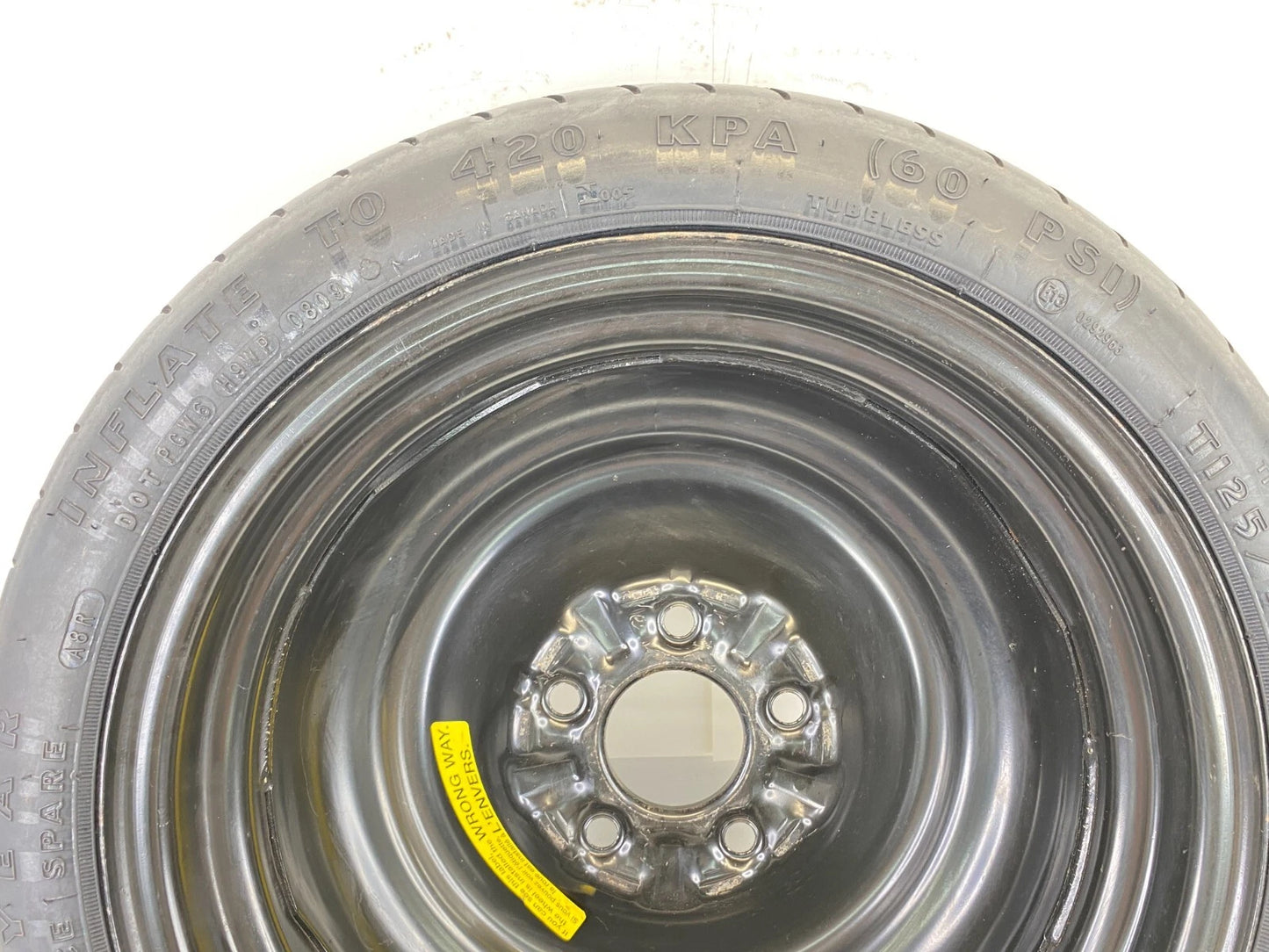 2002-2012 MITSUBISHI GALANT EMERGENCY SPARE TIRE COMPACT DONUT T125/70D16 16"