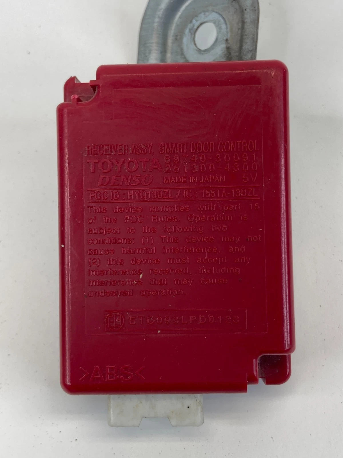 07-11 LEXUS GS350 GS460 GS460H SMART KEY DOOR CONTROL RECEIVER MODULE 8974030091