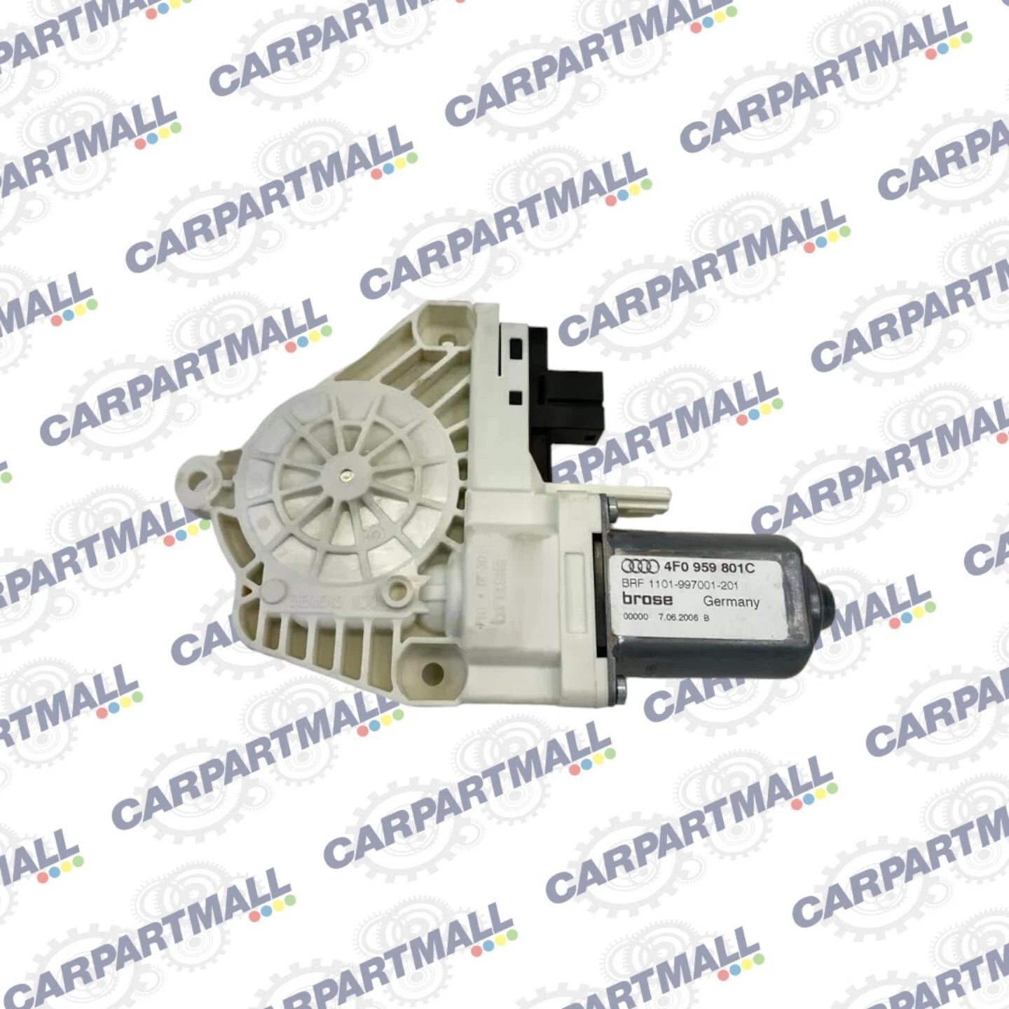 2006-2009 AUDI A6 QUATTRO REAR LEFT SIDE POWER WINDOW MOTOR 4F0959801C OEM