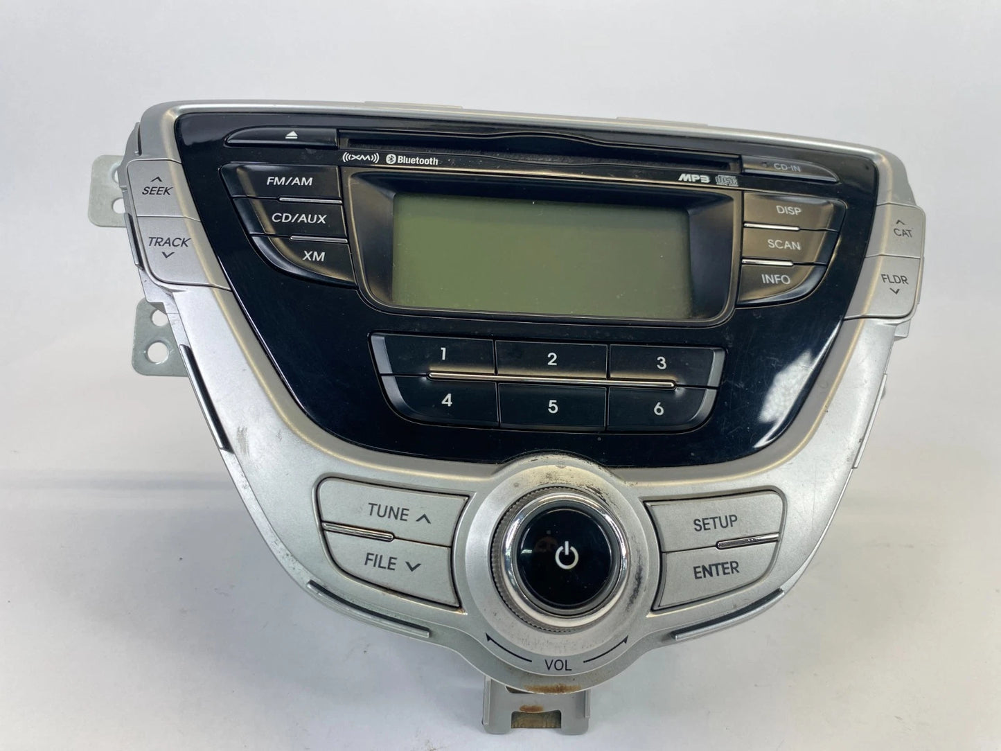 11-13 HYUNDAI ELANTRA RADIO AM/FM RECEIVER MP3 W DISPLAY SCREEN 961703X161BL OEM