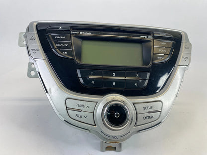 11-13 HYUNDAI ELANTRA RADIO AM/FM RECEIVER MP3 W DISPLAY SCREEN 961703X161BL OEM