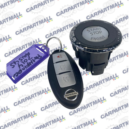 2013-2020 Nissan Pathfinder Engine Start Stop Button Switch w/ Remote Key OEM
