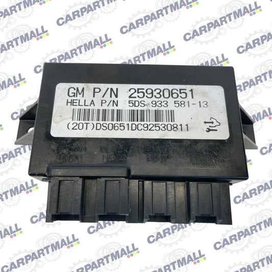 2009-2016 GMC ACADIA FRONT HEATER SEAT TEMPERATURE CONTROL MODULE 25930651 OEM