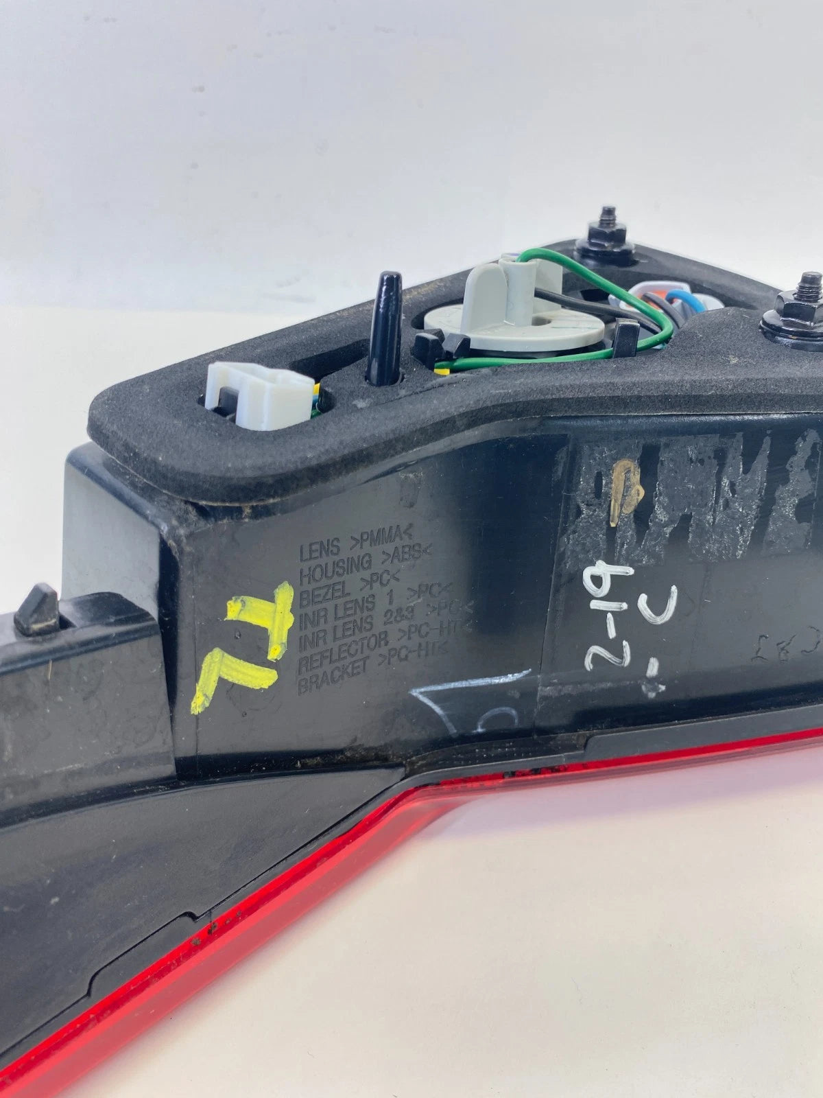 2015-2017 HYUNDAI SONATA REAR LEFT SIDE TAIL LIGHT TRUNK LID BACKUP LAMP OEM