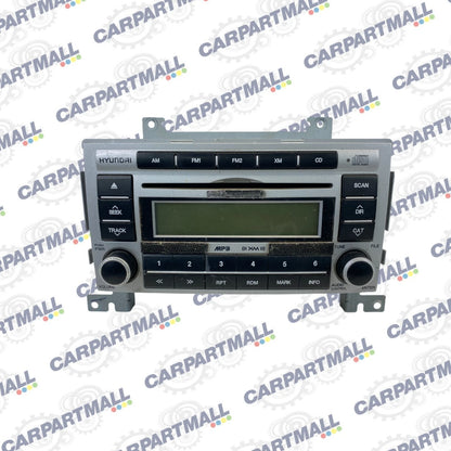 07-09 HYUNDAI SANTA FE AUDIO EQUIPMENT RADIO AM-FM STEREO CD MP3 96100-0W002 OEM