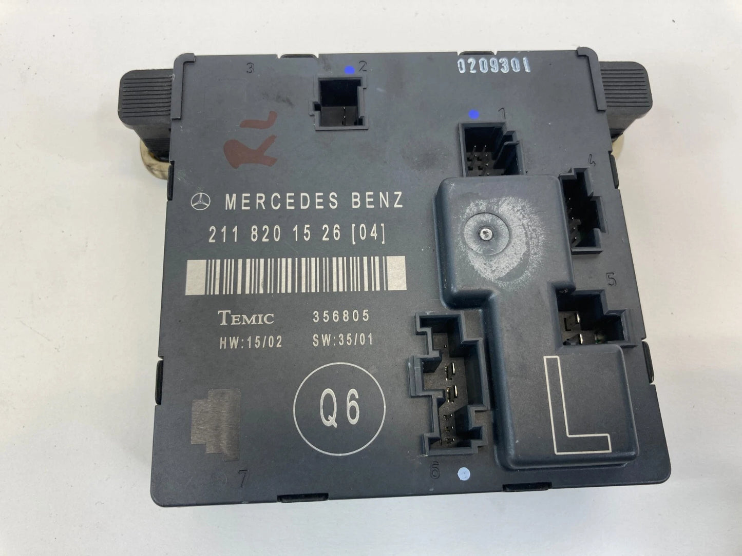 2003-2009 MERCEDES BENZ E320 SEDAN REAR LEFT SIDE DOOR CONTROL MODULE 2118201526