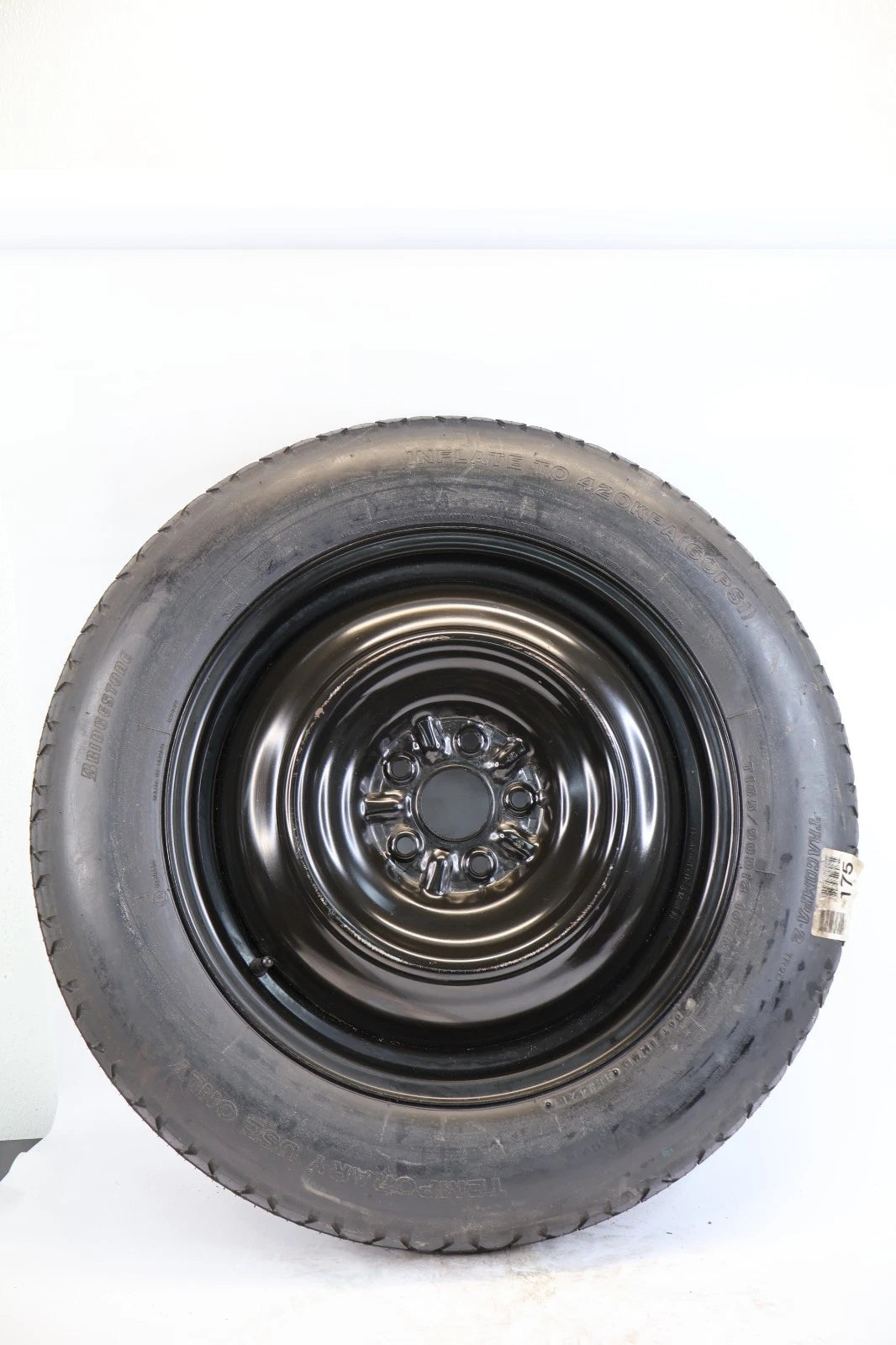 2009-2016 TOYOTA VENZA EMERGENCY SPARE TIRE RIM WHEEL DONUT T165/90D18 107M
