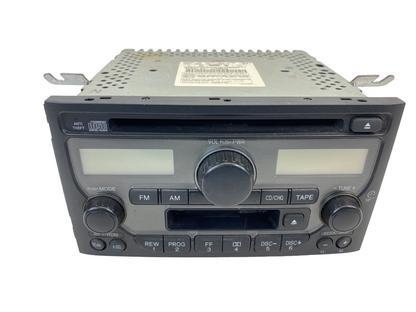 03 04 05 Honda Pilot Radio AM/FM CD Cassette Player Receiver 39100S9VA100 OEM