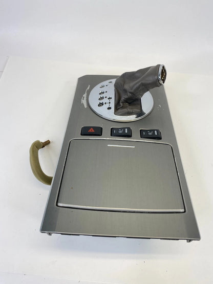 07 08 INFINITI FX35 CENTER CONSOLE SHIFTER BEZEL TRIM W/ STORAGE CUP HOLDER OEM