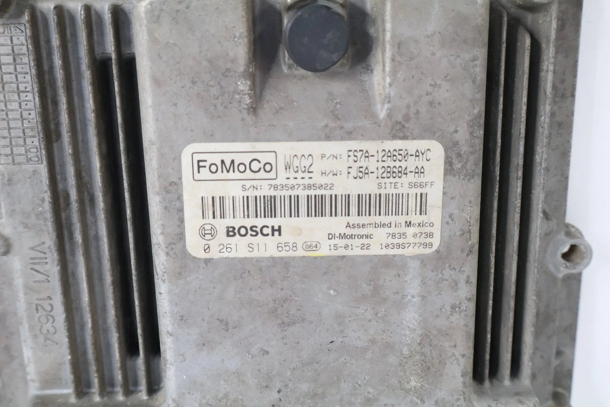 14-16 FORD FUSION 2.0 TURBO ENGINE COMPUTER CONTROL MODULE ECU FS7A12A650AYC OEM