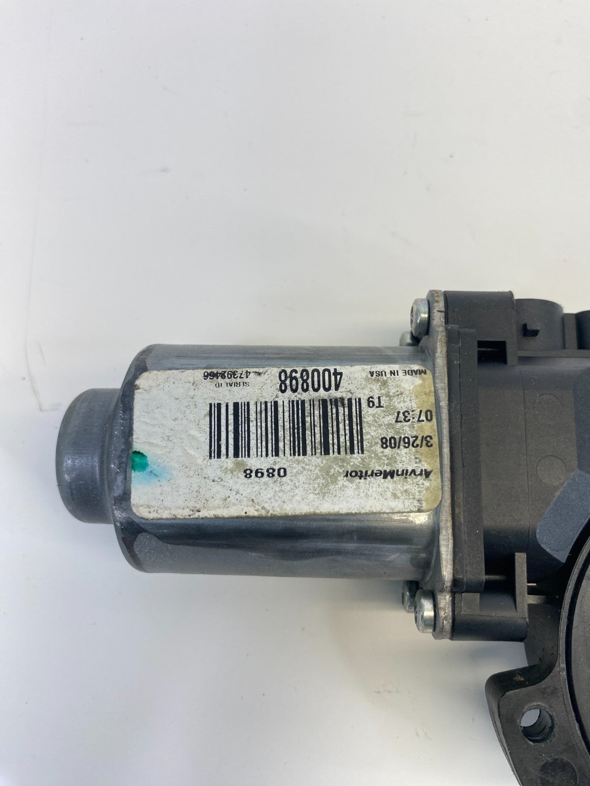 2006-2010 Hyundai Sonata Rear Right Door Power Window Motor Assy OEM