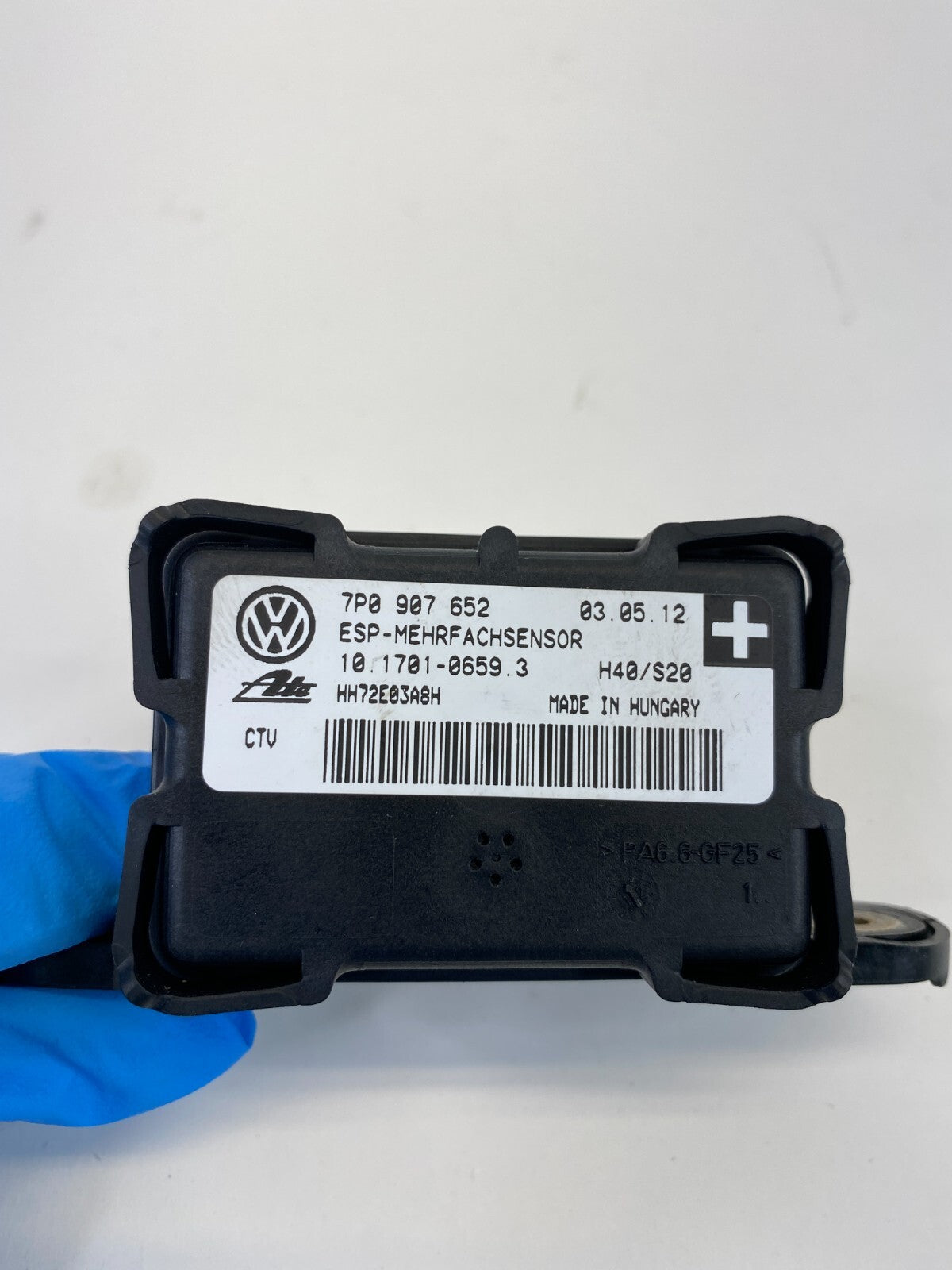 2011 2012 Volkswagen Touareg Yaw Rate Sensor Control Module 7P0-907-652 OEM