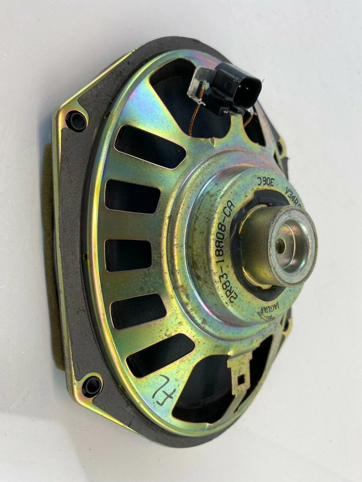 2003-2008 JAGUAR S-TYPE FRONT LEFT SIDE SPEAKER AUDIO SOUND 2R83-18808-CA OEM