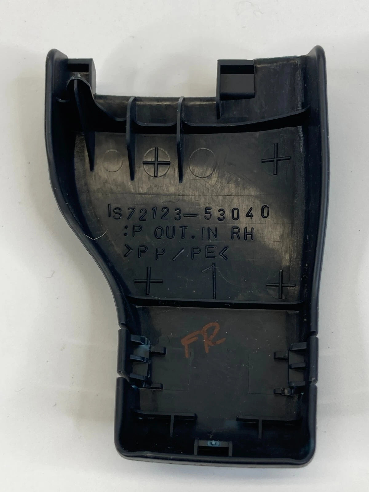 06-15 LEXUS IS250 FRONT RIGHT SEAT INNER RAIL TRACK COVER CAP 72123-53040 OEM
