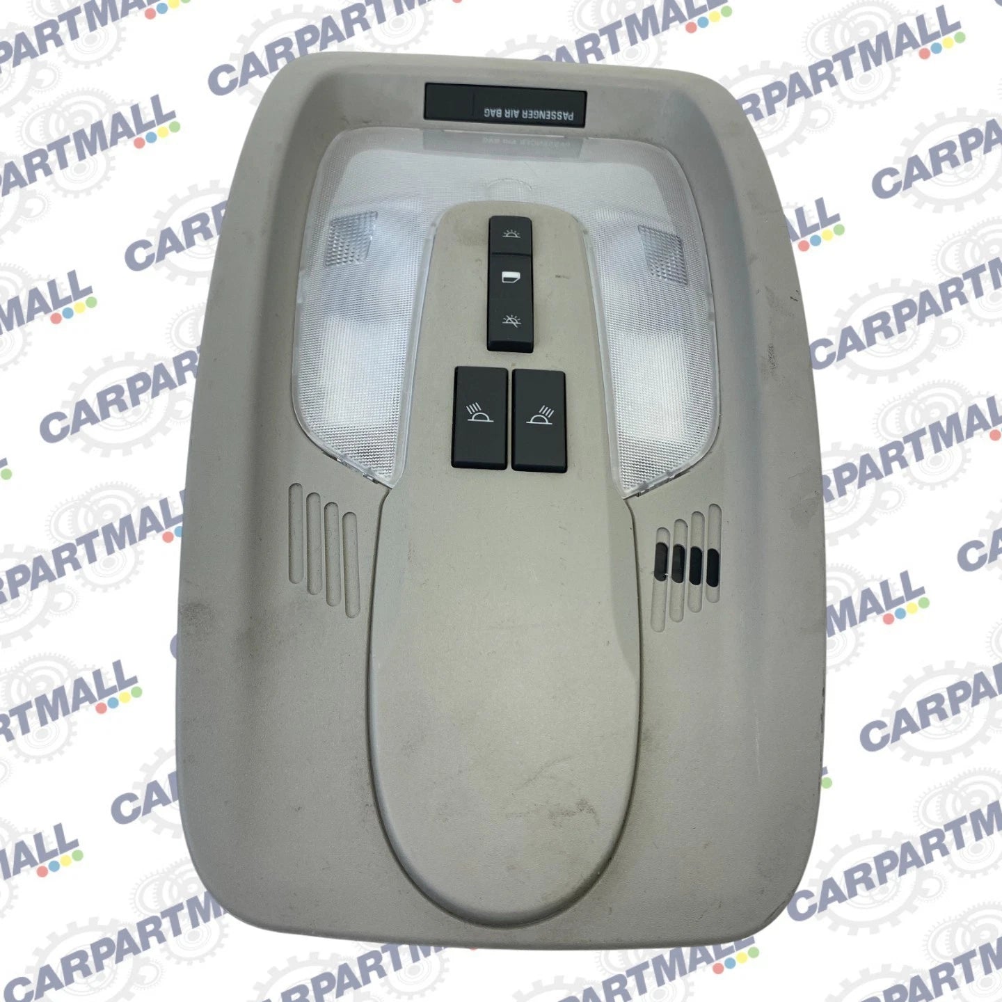 10-17 CHEVROLET EQUINOX ROOF CONSOLE DOME MAP LIGHT LAMP NO SUNROOF 23449627 OEM