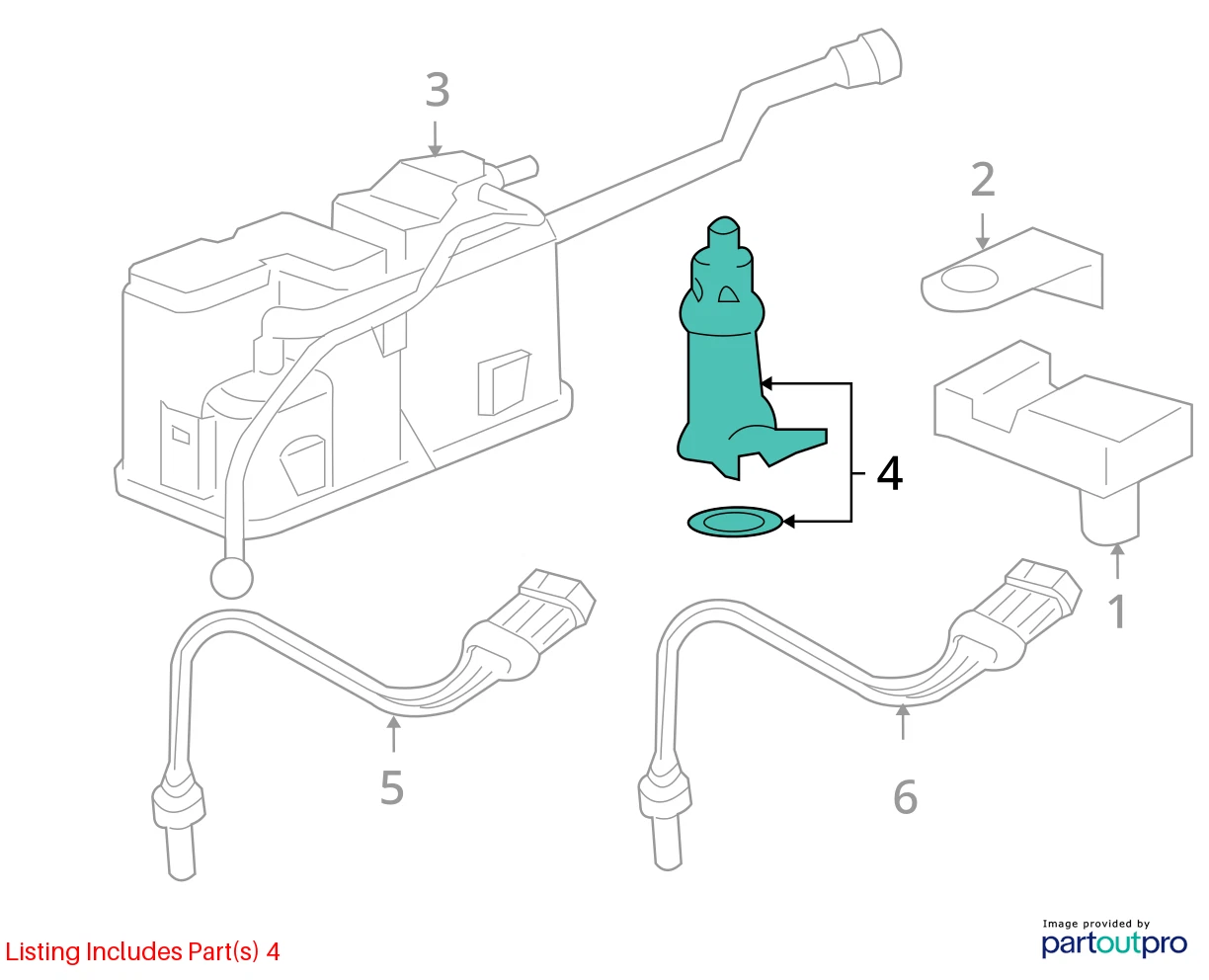 2006-2010 PONTIAC G6 EVAP VAPOR CANISTER PURGE VALVE 12592015 OEM
