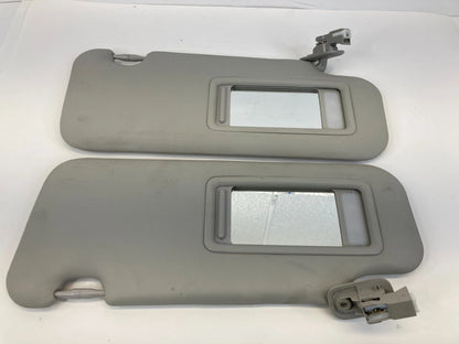 2014-2018 MAZDA 3 SUN VISOR SHADE PAIR SET DRIVER & PASSENGER SIDES GRAY OEM