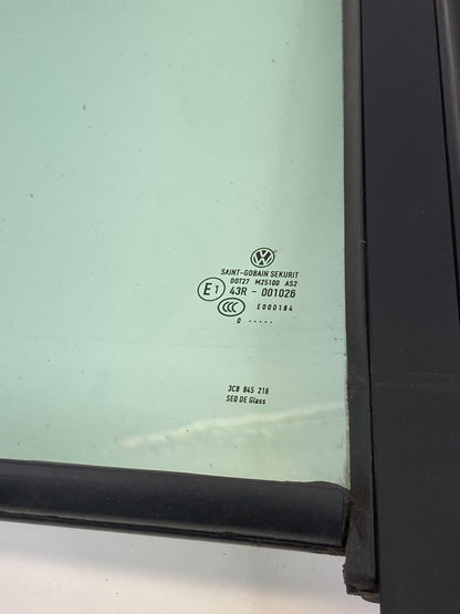 2009-2017 Volkswagen CC Rear Right Door Vent Quarter Window Glass 3C8-845-216