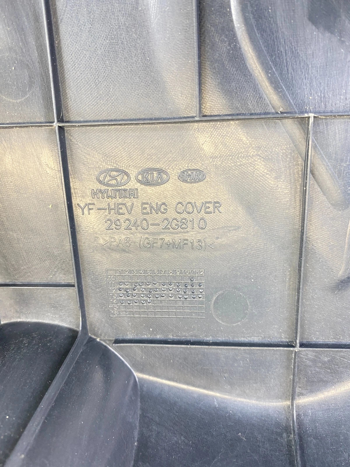 11-16 KIA OPTIMA HYBRID 2.4L L4 ENGINE MOTOR TOP COVER LID CAP OEM 292402G81
