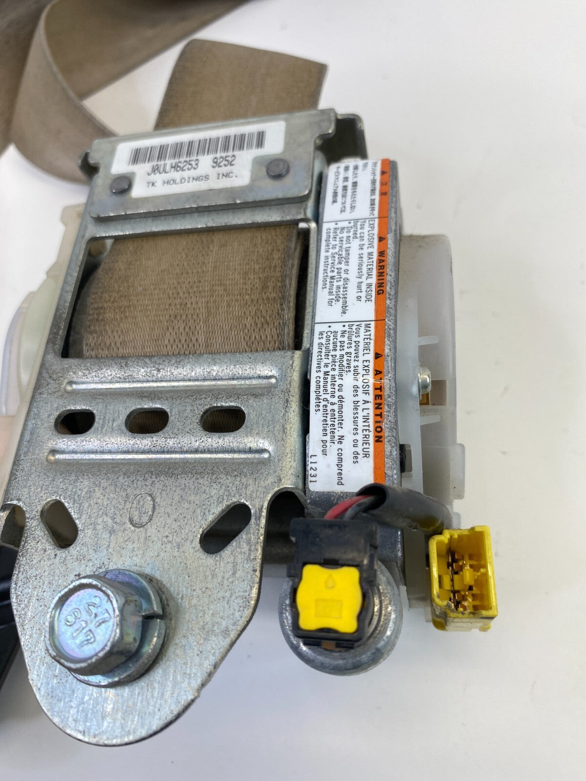 2007-2013 Acura MDX Front Right Passenger Side Seat Belt Retractor Assembly OEM