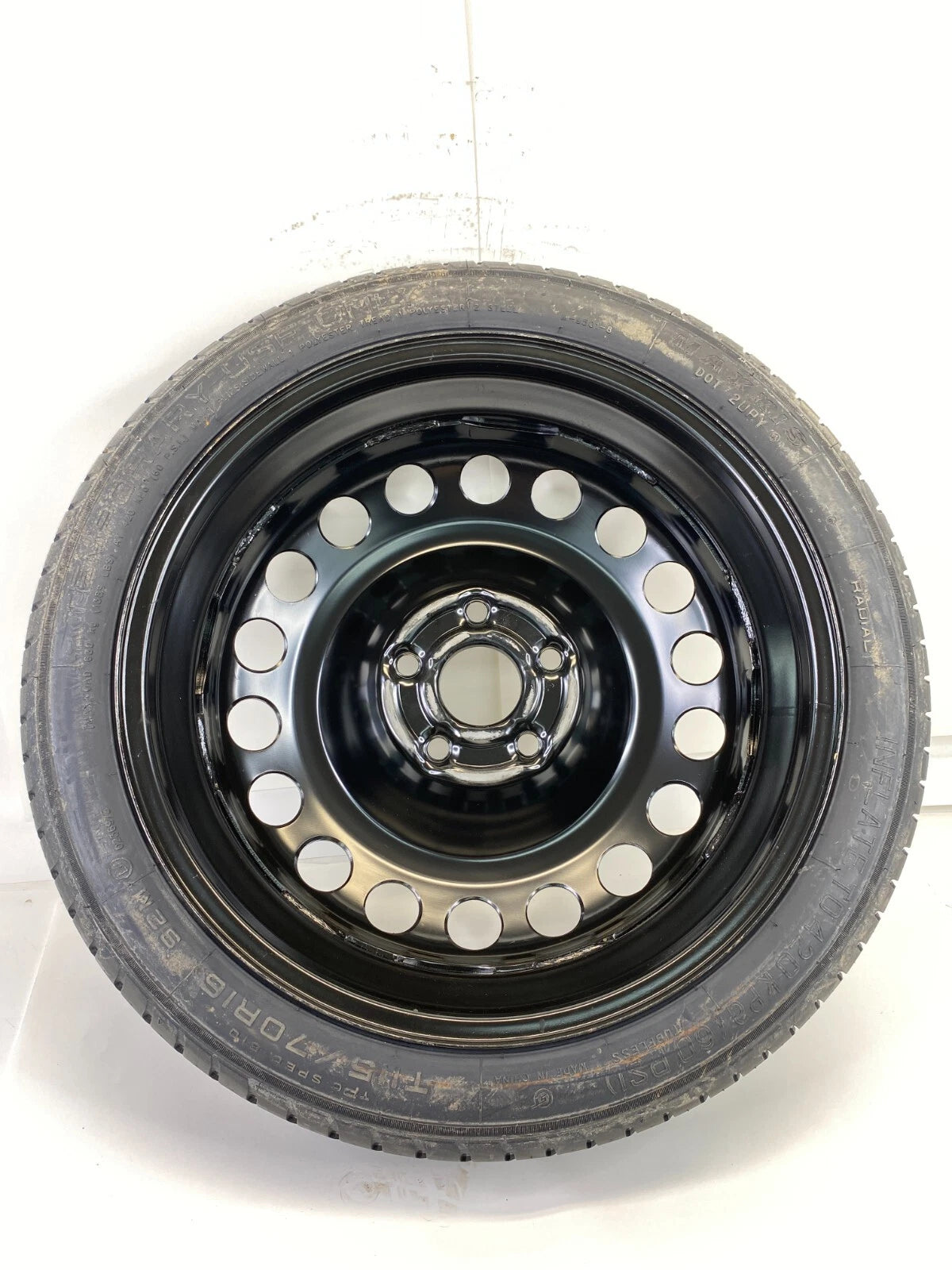 2012-2020 CHEVROLET SONIC EMERGENCY SPARE TIRE COMPACT DONUT T115/70R16 16"