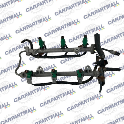 2002-2005 HYUNDAI SONATA 2.7L V6 FUEL INJECTORS WITH DELIVERY RAIL SET OEM