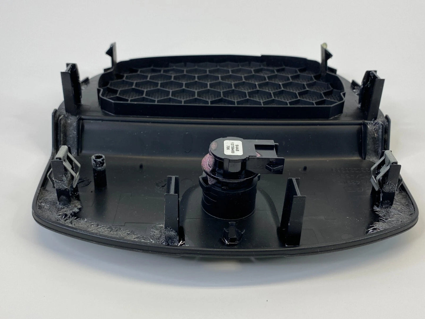 2007-2011 SAAB 9-3 UPPER CENTER DASH PANEL SPEAKER GRILLE COVER TRIM 12764391