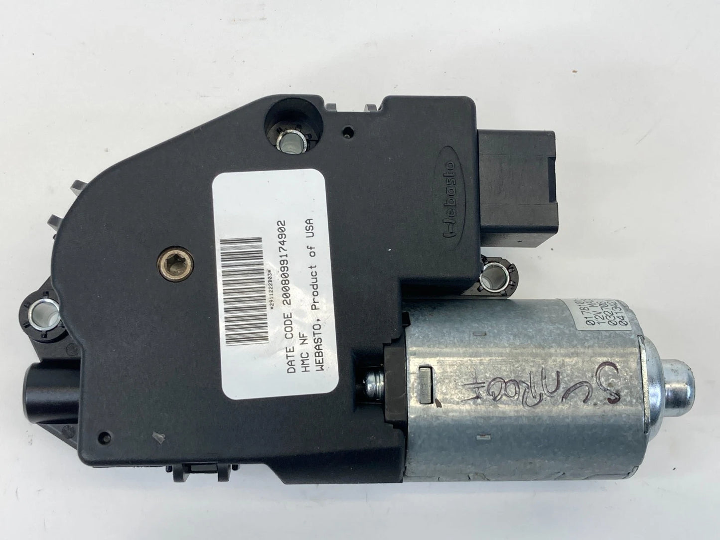 2006 2007 2008 2009 2010 HYUNDAI SONATA SUNROOF MOTOR ASSEMBLY 0178101-AC OEM