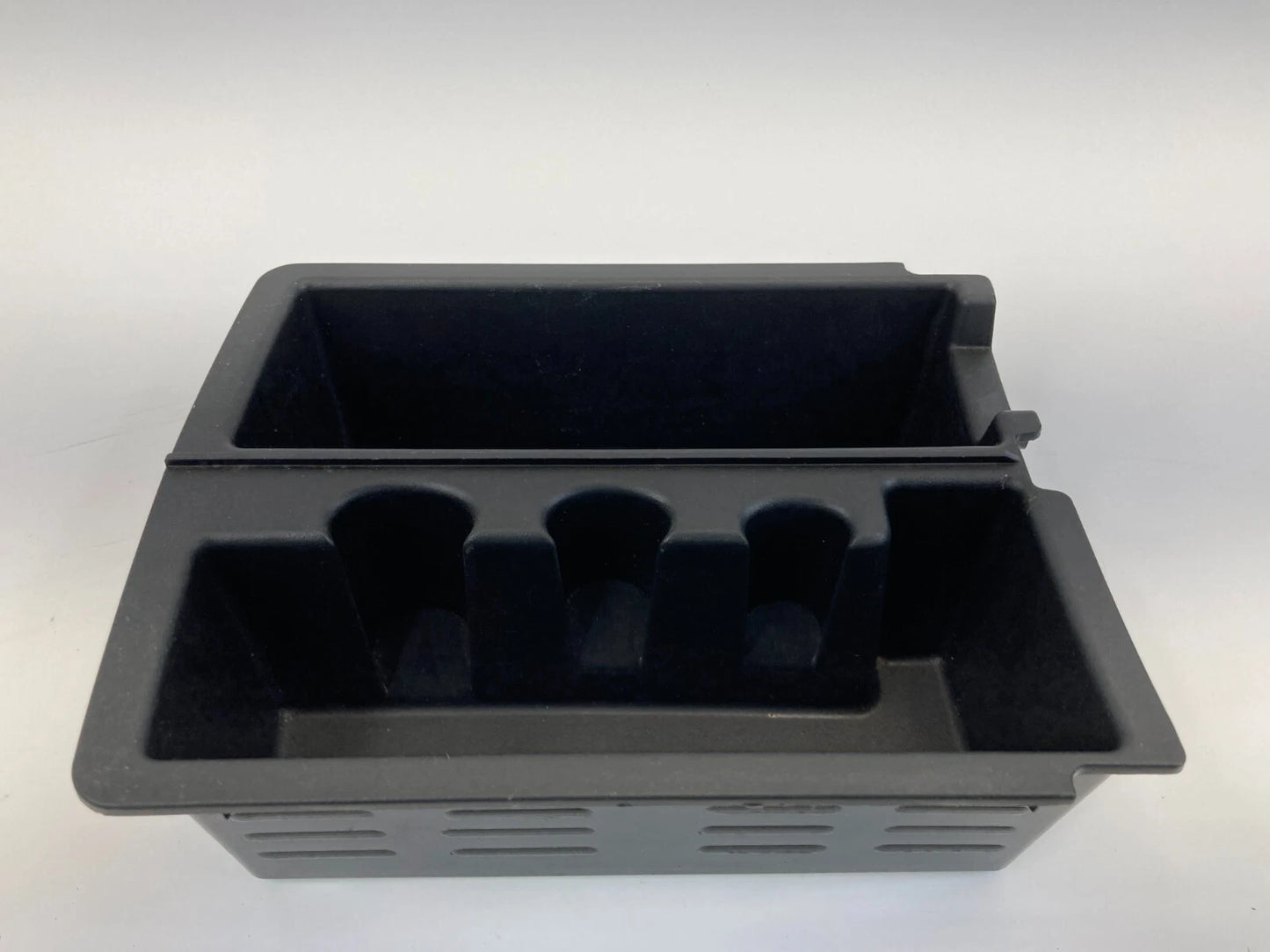 07-16 GMC ACADIA FRONT CENTER CONSOLE COIN HOLDER COMPARTMENT CUBBY 25877308 OEM